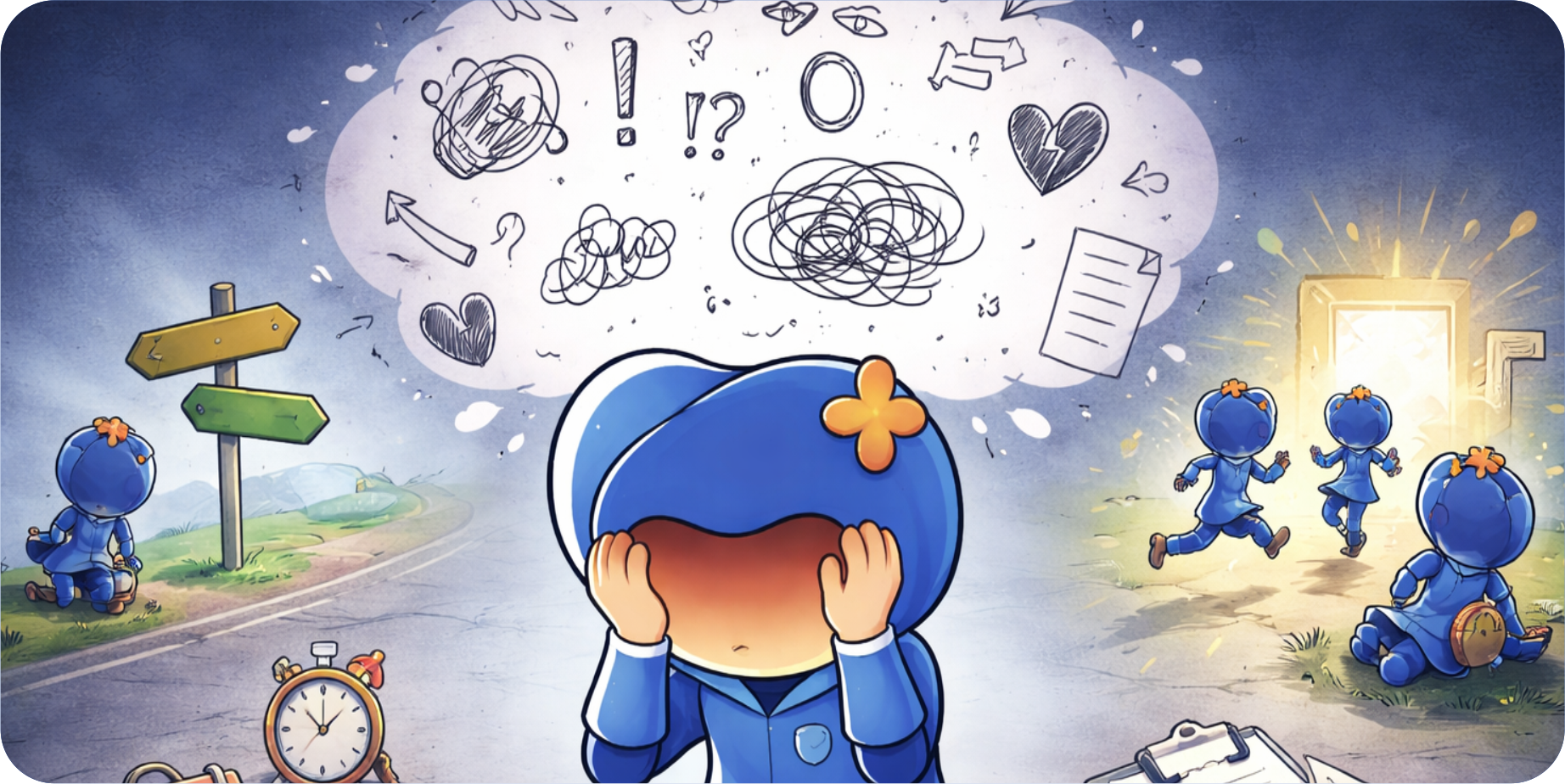 Overthinking Bikin Jalan di Tempat
